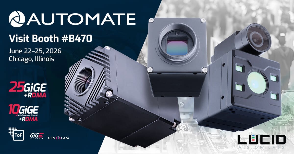 Visit LUCID at Automate 2026