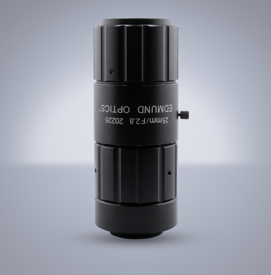 Edmund Optics C-Mount 1.2″ 25mm f/2.8 (HP+ Series)