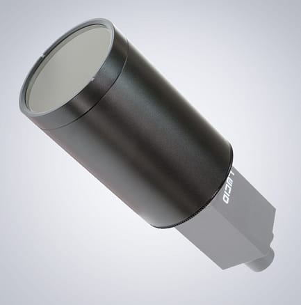 IP67 49mm lens tube on Triton Camera