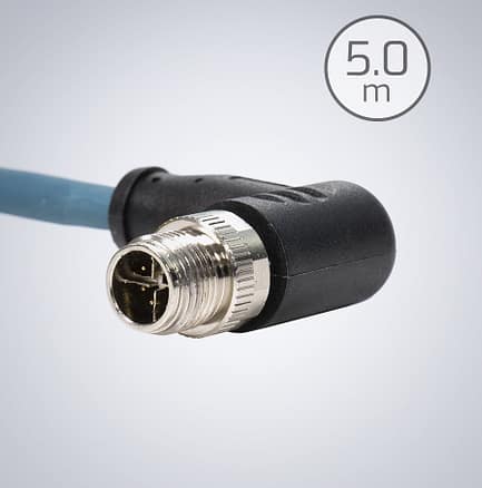 RA3 Atlas/helios 5m right angle cable m12