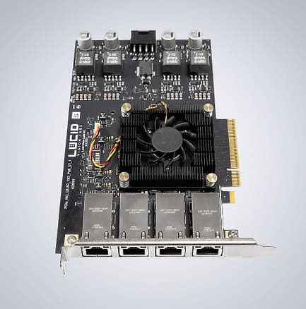 4-port 10GigE RDMA NIC HCA adapter