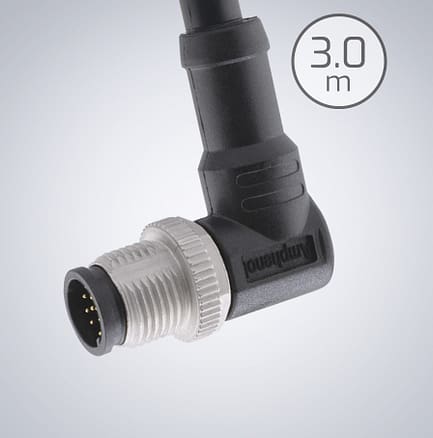 GPIO m12 17pin right-angle cable up RA2