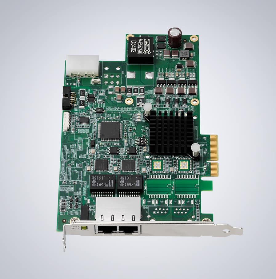 ADLINK 2-CH PCIe GigE Vision PoE+ Card