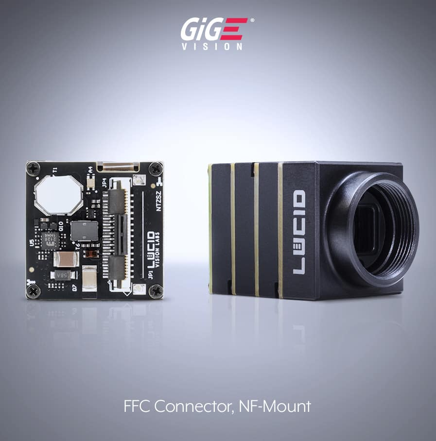 Phoenix camera with NF-mount and FFC (ZIF) connector