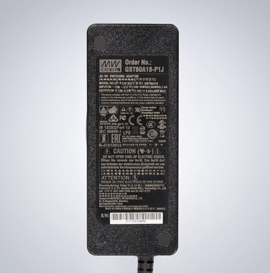 M12 17 핀 GPIO AC 어댑터 전원 공급 장치(NA/EU/AU/UK)