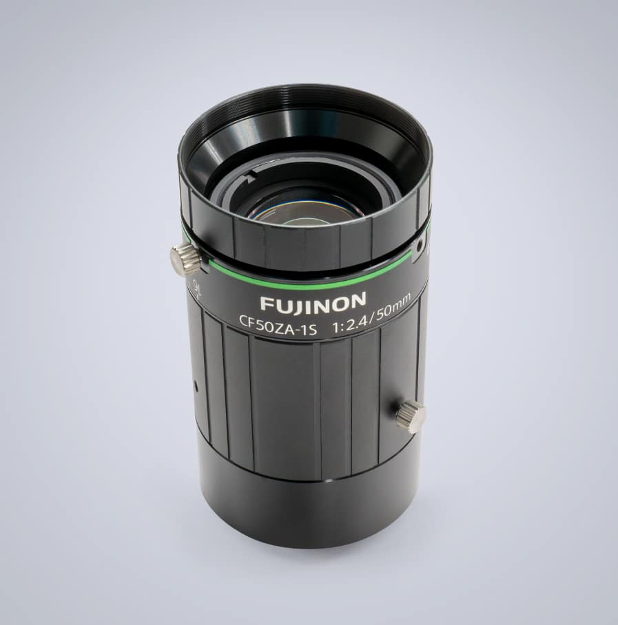 CF50ZA-1S Fujifilm C-Mount Objektiv mit einer festen Brennweite von 50 mm und einem Blendenumfang von F2.4 - F16