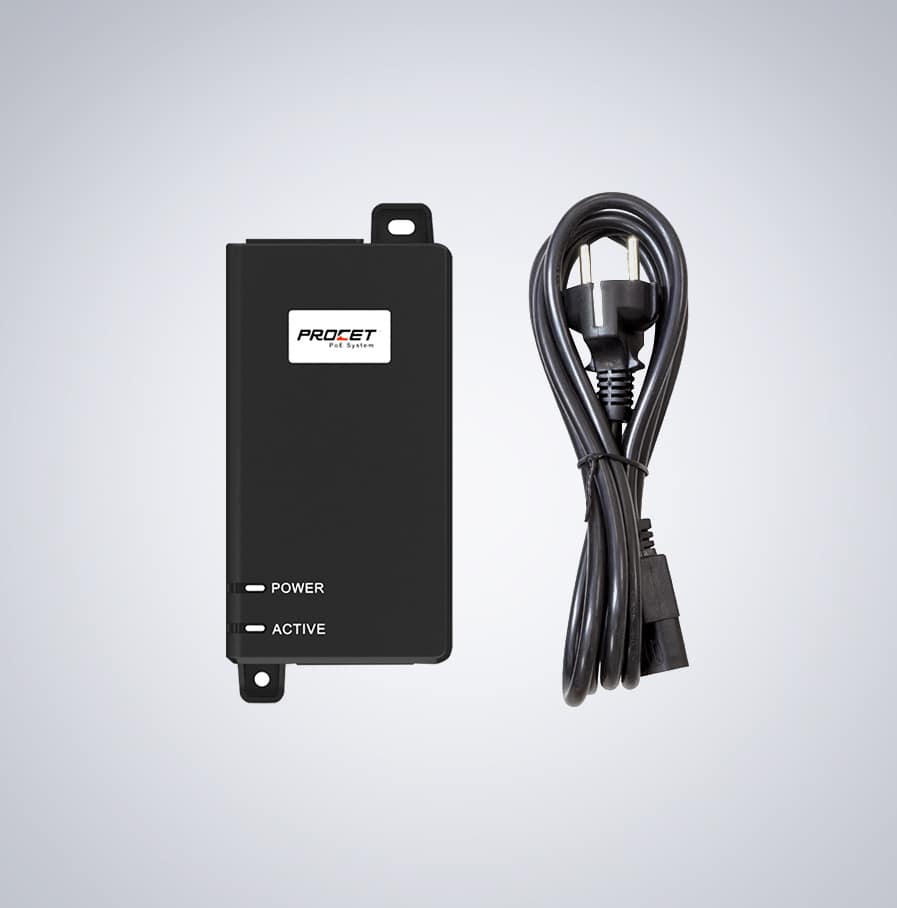 Procet 10GbE 60W PoE++ Injektor (802.3af/at, NA/EU)