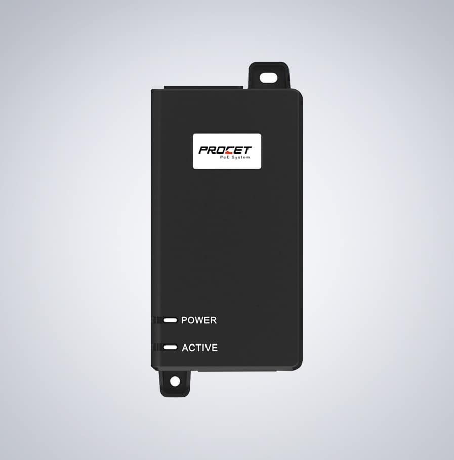 Procet 10GbE 60W PoE++ Injektor (802.3af/at, NA/EU)