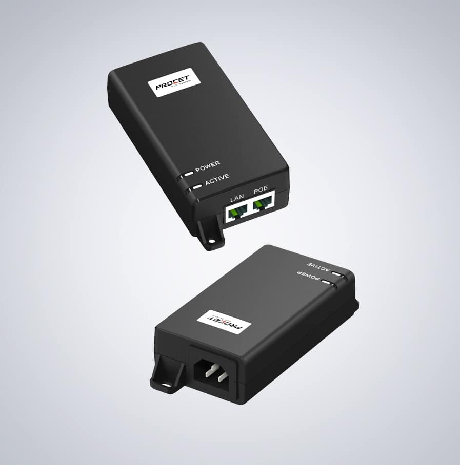 Procet 10GbE 60W PoE++ Injektor (802.3af/at, NA/EU)