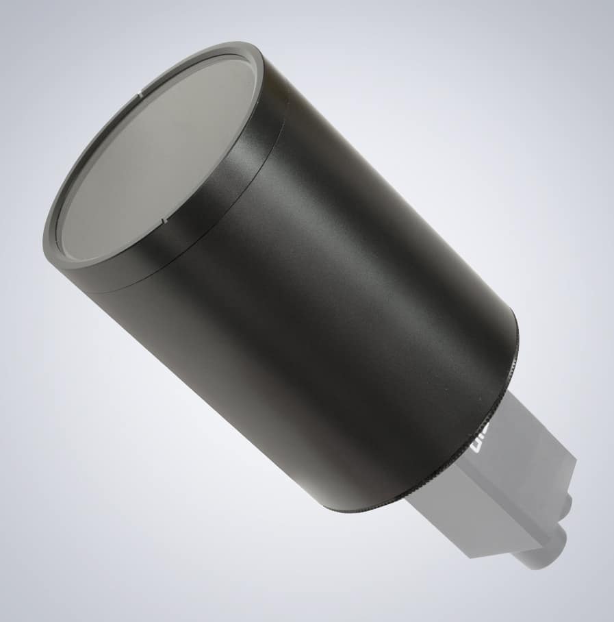 IPTC-D590L815-81mm-lens-tube-59mm-diamter-on-Triton IP67 Lens tube on Camera