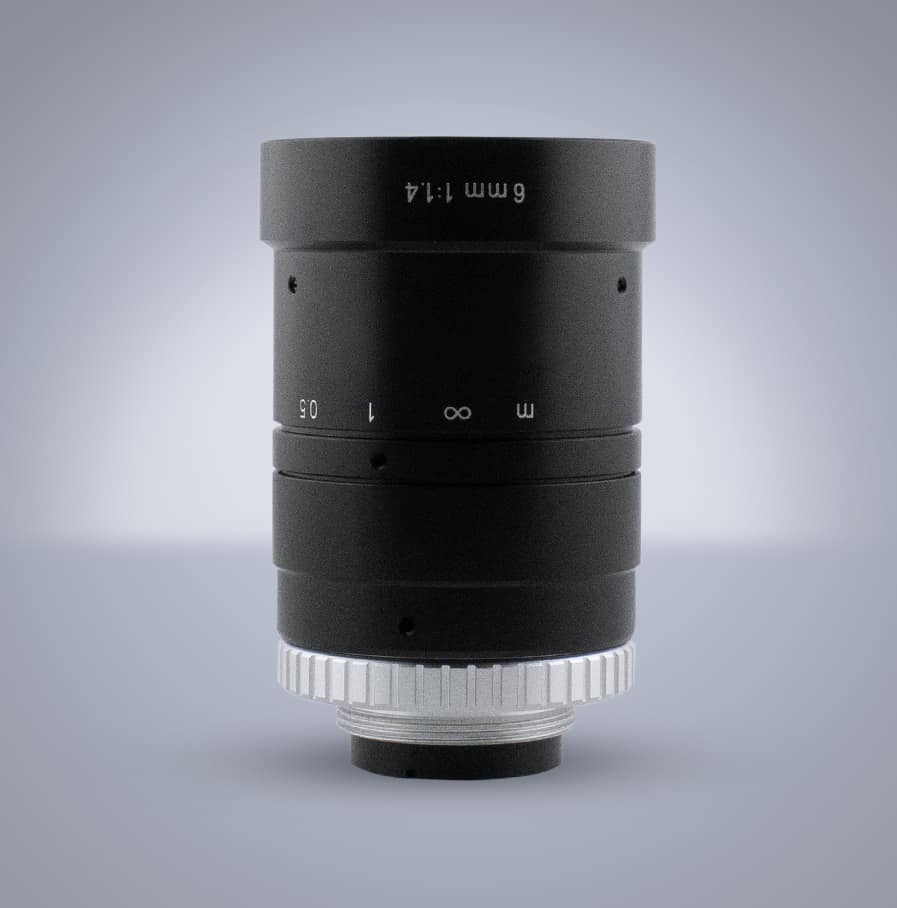 VST C-Mount 2/3" 6mm f/1.4 (SV-H Series)